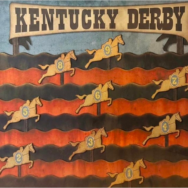 1980s Very Rare 1982 Kentucky Derby Art For Sale - Image 5 of 5