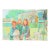 1970s Wimbledon Tennis Impressionist Painting by Peggy Hussey For Sale