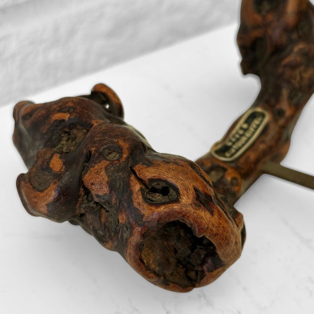 Corkscrew in Grapewood from Laurent Siret, France, 1940s For Sale - Image 4 of 7