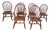 Vintage Ethan Allen Early American Classical Style Maple Dining Chairs For Sale