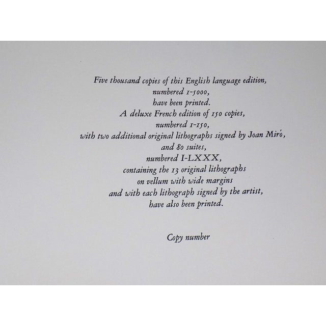 Vintage Ltd. Ed. Mid 20th C. Abstract Joan Miro Lithographs-Joan Miro - Set of 11 For Sale - Image 12 of 13