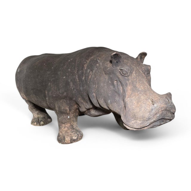 Mid-20th Century Terracotta Hippopotamus, Tuscany, 1950 For Sale - Image 4 of 14