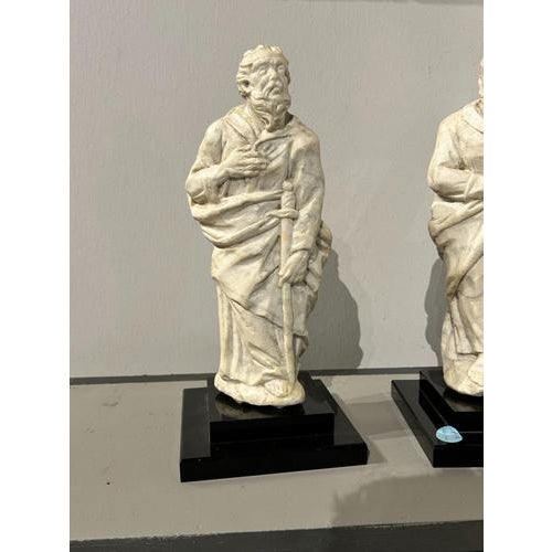 Antique Figurative Sculptures, 1500s, Set of 2 For Sale - Image 4 of 10
