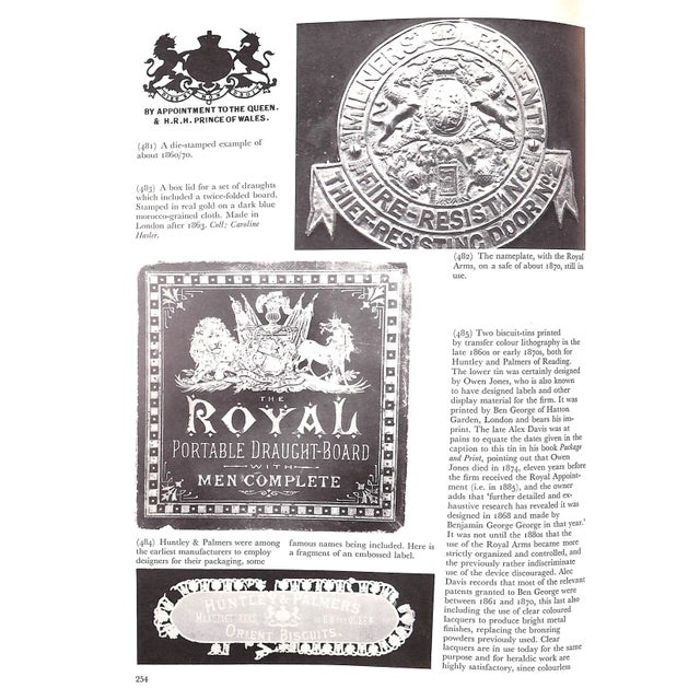 "The Royal Arms Its Graphic and Decorative Development" 1980 Hasler, Charles For Sale In New York - Image 6 of 10