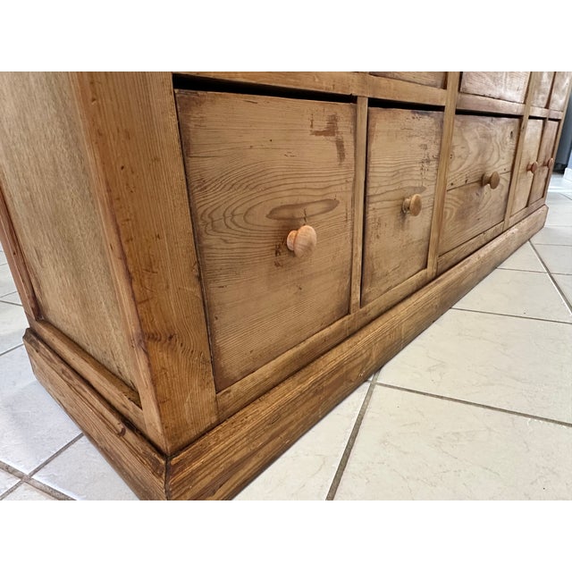 1950s Vintage Workshop Cabinet with Drawers in Fir, 1950s For Sale - Image 5 of 18