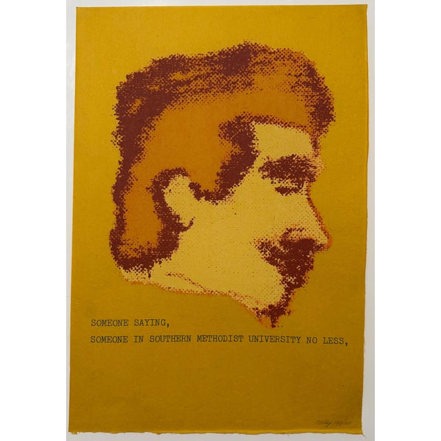 Pop Art Ronald Brooks Kitaj, British Pop Art Artist RB Kitaj Screenprint Day Book Serigraph Silkscreen Signed, 1972 For Sale - Image 3 of 4