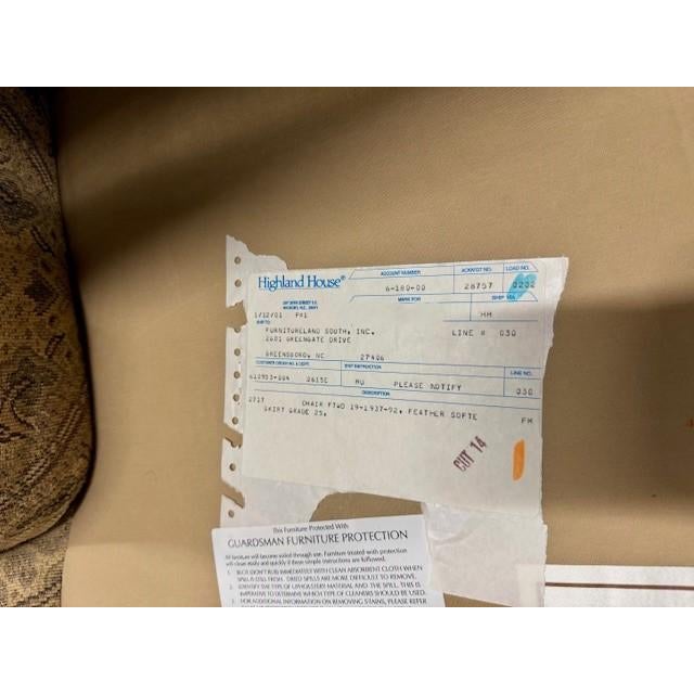 Highland House Upholstered Chair (Vintage) For Sale - Image 9 of 11