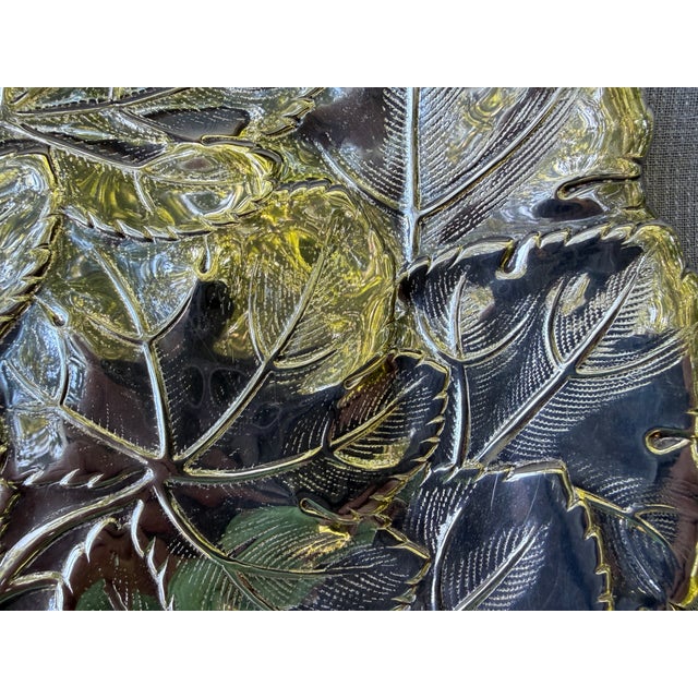 Vintage Hammered Silverplate Leaf Serving Tray For Sale - Image 12 of 12