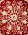 Traditional Mogul Hand-Knotted Area Rug - Red, 9' 3" x 11' 10" For Sale - Image 3 of 8
