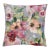 Meadow Blooms Grey Woven Cushion With Feather Filler - 42x42cm (17"x17") For Sale