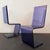 1990s Pair of Post-Modern Blue Lucite Invisible Chairs by Shlomi Haziza for HStudio For Sale In New York - Image 6 of 10