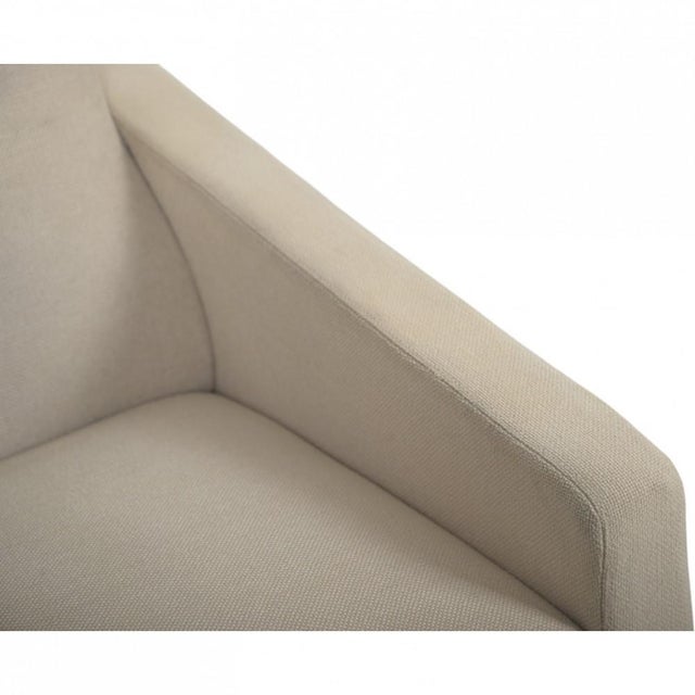 3301 Airport Chair in Beige Fabric by Arne Jacobsen, 1970s For Sale - Image 6 of 18