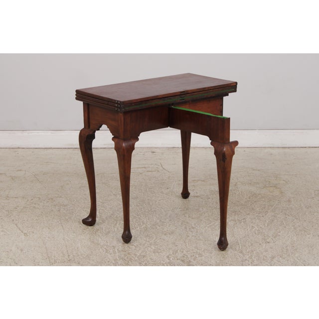 Period Antique 18th Century Double Flip Top Game Table | Chairish
