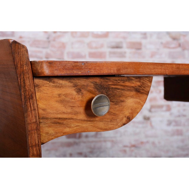 Art Deco Side Table in Walnut, France, 1920s For Sale - Image 12 of 16