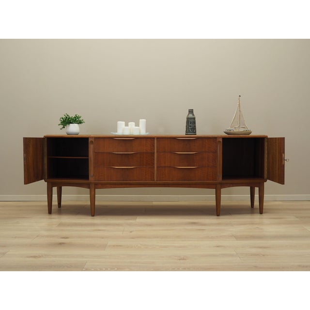 Danish Walnut Sideboard, 1960s For Sale - Image 3 of 14