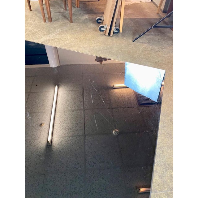 Large Handmade Coffee Table in Glass and Aluminum For Sale - Image 13 of 18