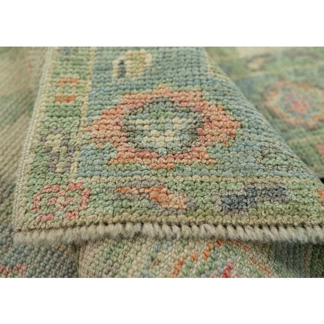 Turkish Oushak Rug 2'3" x 5'9" #20220 For Sale In Houston - Image 6 of 8