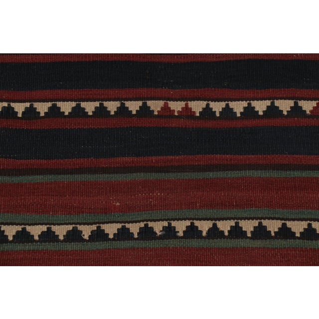 Rug & Kilim Vintage Persian Runner Kilim, Tribal Rug With Polychromatic Stripes For Sale - Image 4 of 8
