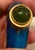 Blue Late 20th Century Colorful Enamel Snuff Bottle Perfume W/Cat & Butterfly Pink Green Blue For Sale - Image 8 of 11