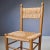 Wooden Chair with Rush Seat and Backrest, 1960s For Sale - Image 6 of 8