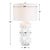Faux White Coral Table Lamp For Sale - Image 4 of 4