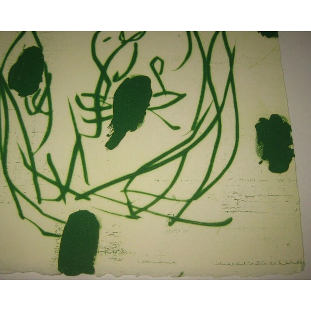 1992 Grune Punkte Abstract Etching and Aquatint by George Baselitz For Sale - Image 9 of 12