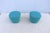2020s Organic Modern Andreu World Beat Ottoman in Blue Teal Fabric - A Pair For Sale - Image 5 of 18