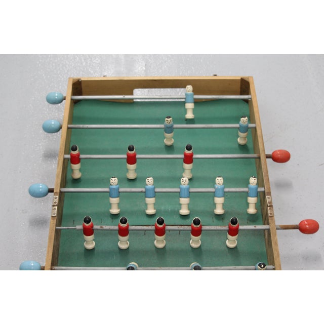 1950s Vintage Football Game Table in Wood, France, 1950s For Sale - Image 5 of 18