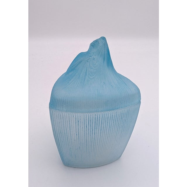 Glass Tête De Femme Powder Box by René Lalique for Coty, 1912 For Sale - Image 7 of 7
