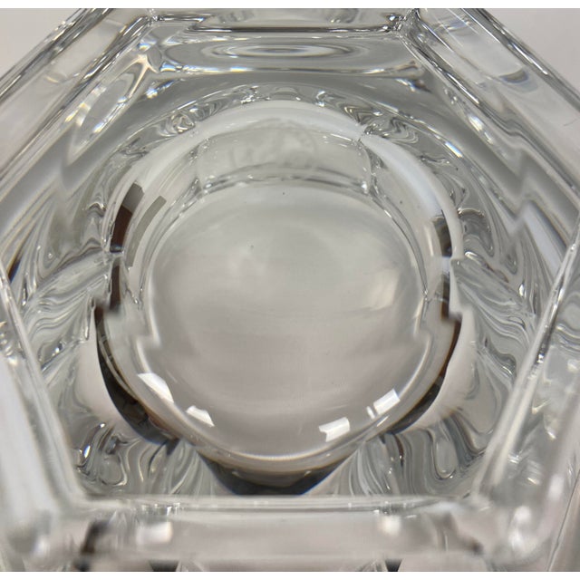 Late 20th Century Late 20th Century Louis XVI Baccarat Crystal Lidded Candy Dish or Mustard Bowl For Sale - Image 5 of 5