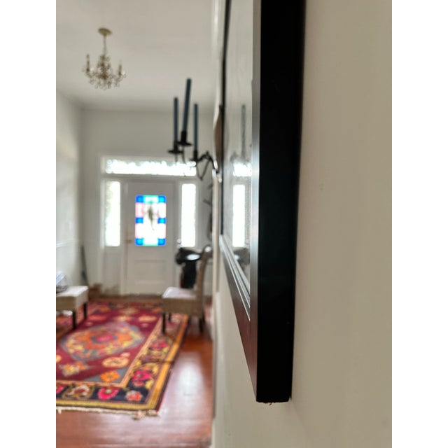 Illustration Steeplechase Colored Pencil Original Art by Michael Roberts With Light Grey Matte and Black Wooden Frame For Sale - Image 3 of 6