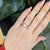 Crafted in solid 14K gold, this estate vintage ring features a brilliant 5mm natural round diamond, radiating timeless...