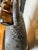 Large Antique Thai Karen Hill Tribe Bronze Elephant Bell & 16" Bentwood Frame For Sale - Image 4 of 8
