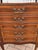 Wood Art Noveau Inlaid Mahogany Chest of Drawers For Sale - Image 7 of 10