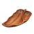 Mid-Century Modern Vintage Monkey Pod Wood Leaf Serving Tray For Sale - Image 3 of 6