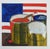 Contemporary acrylic on matboard red, white and blue paint cans and American flag still life painting. Unsigned. Unframed.