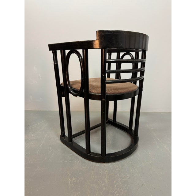 Mid-Century Fledermaus Bauhaus Armchairs by Josef Hoffmann for Thonet, Austria, 1920s, Set of 4 For Sale - Image 12 of 18