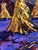 Oil Painting Evening Over a Field of Harvested Hay Oleksiy Ivanyuk For Sale - Image 4 of 11
