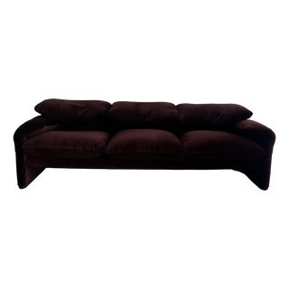 Maralunga 3-Seater Sofa by Vico Magistretti for Cassina, 1974 For Sale
