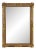 Gold Hand-Carved Wooden Mirror, 1970s For Sale