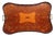 Antique Inlaid Mahogany Tray, 1880 For Sale
