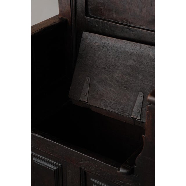 Brown Renaissance Throne Chair in Oak For Sale - Image 8 of 12