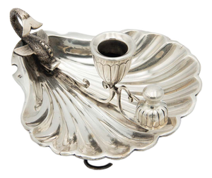 Vintage Silver Shell Paddle