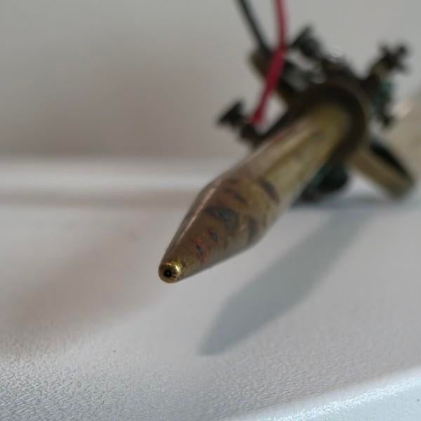 Museum-Grade 1876 Thomas Edison Electric Pen | the Exact European Variant Featured on American Pickers For Sale - Image 6 of 15