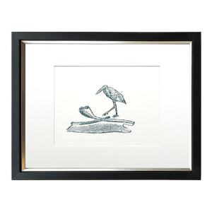 Max Ernst Original Lithograph Oysters Are Not Fossils 1970 Framed