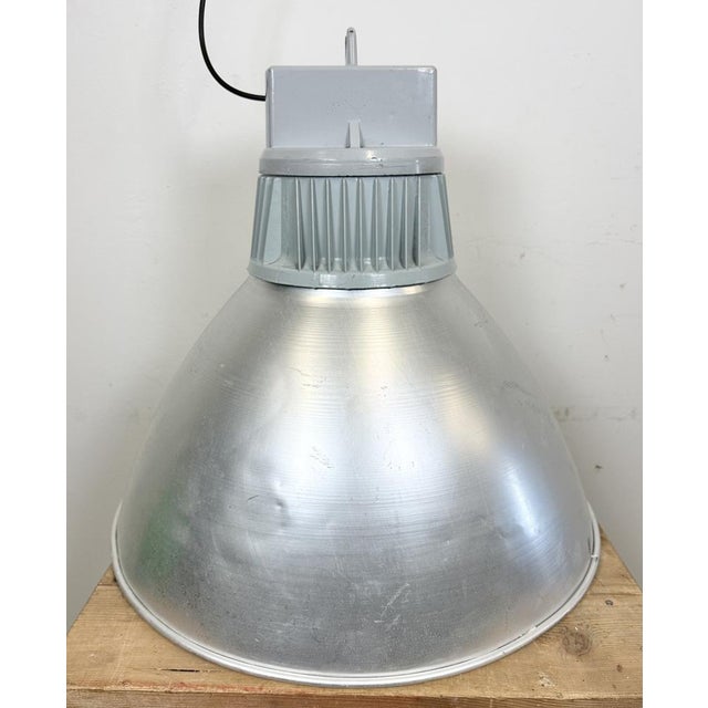Large Industrial Aluminum Pendant Light from Elektrosvit, 1960s For Sale - Image 16 of 18