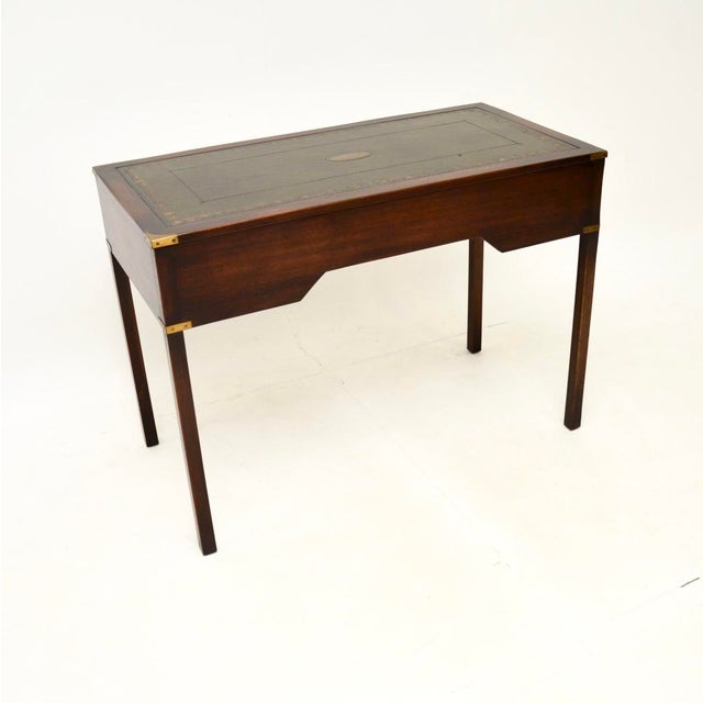 Military Campaign Desk, 1930s For Sale - Image 6 of 11