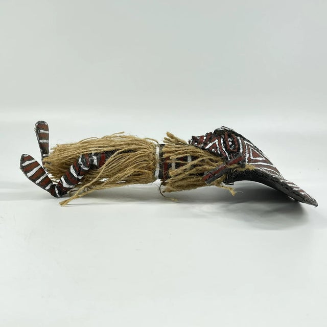 African Early 20th Century Makishi Painted African Doll For Sale - Image 3 of 8