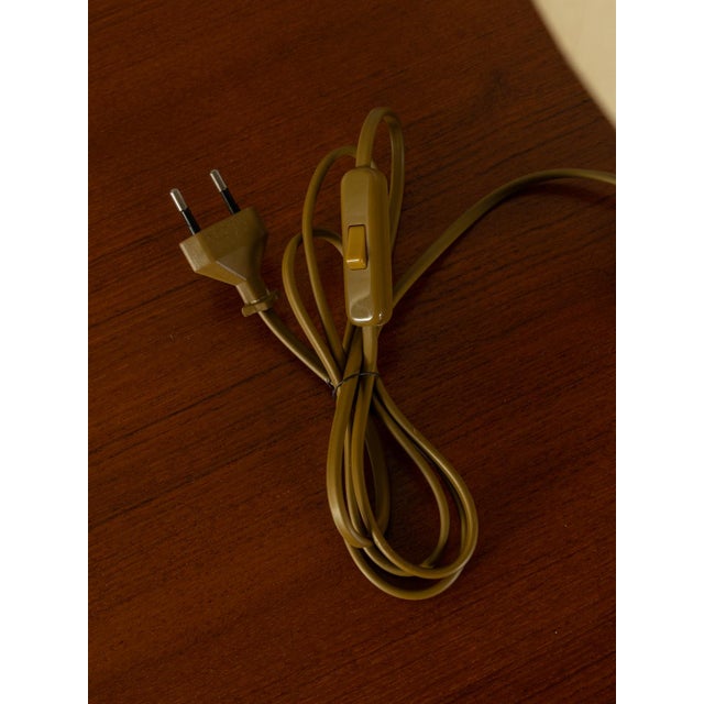 Table Lamp with Decorated Ceramic Base, 1970s For Sale - Image 6 of 7