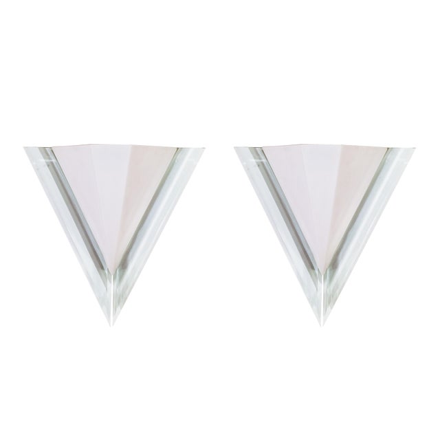 Postmodern Sconces attributed to Karlstadt AG, Germany, 1980s, Set of 2 For Sale - Image 13 of 13